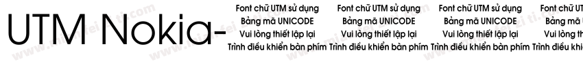 UTM Nokia字体转换